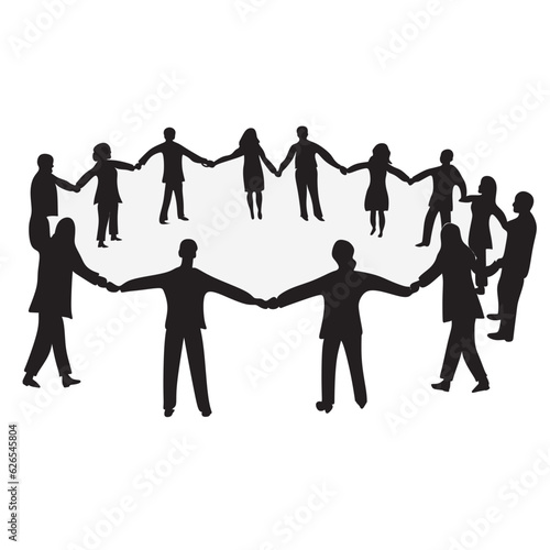 Our Friendships Reveal Our Best Selves One line illustration.