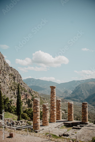 Temple of Apollo in Delphi, Greece