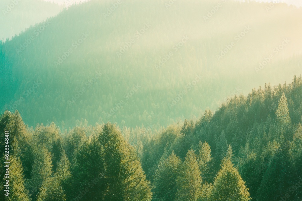 Beautiful forest landscape Beautiful forest landscape