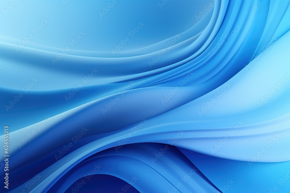 A blue wave beautiful abstract background generative ai