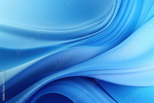 A blue wave beautiful abstract background generative ai