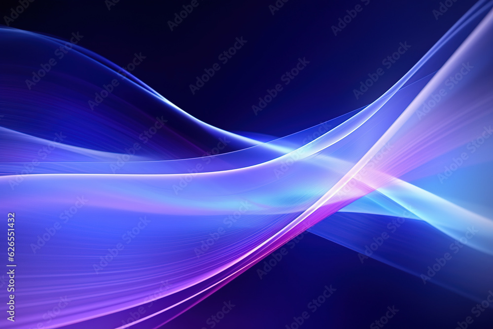 Abstract wave pink and blue background generative ai Abstract wave pink and blue background generative ai