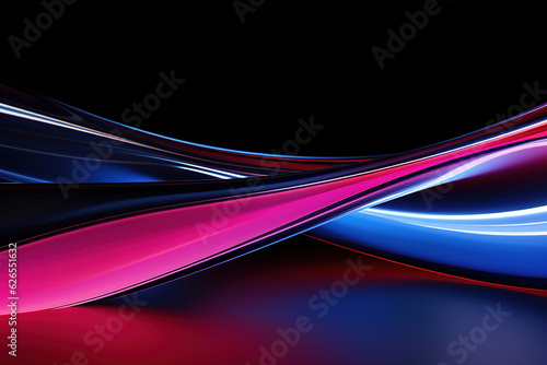 Abstract futuristic background with fluid colors purple and red generative ai