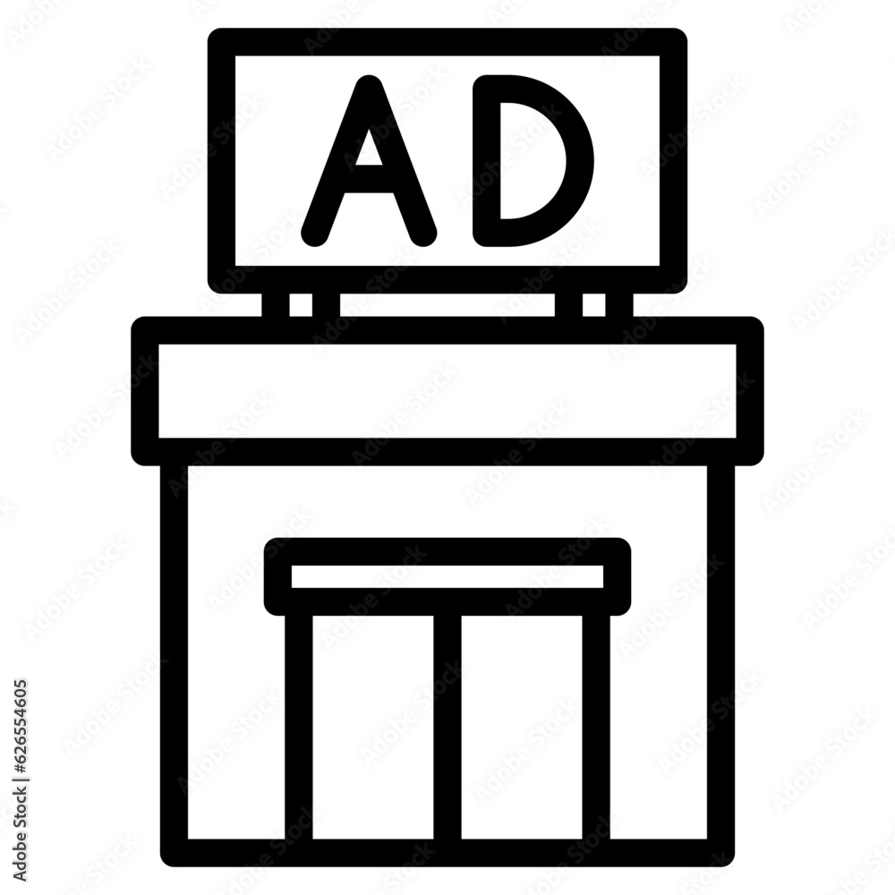 advertisement line advertisement line