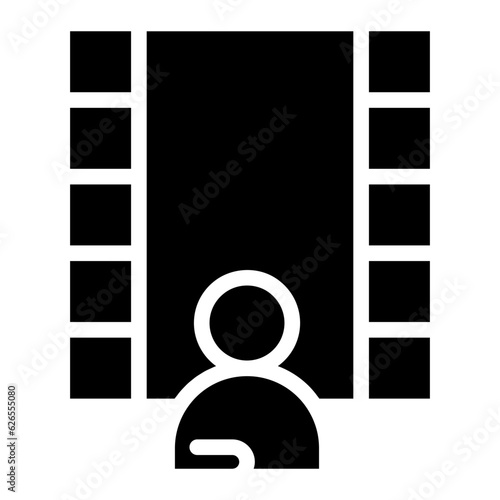 video roll glyph 