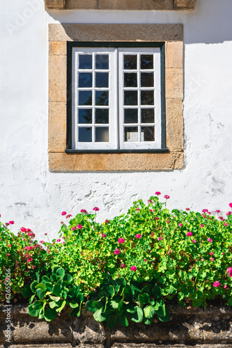 Close up from the facade of the Mateus Palace, Vila Real, Portugal.