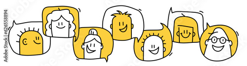 Men and woman communication