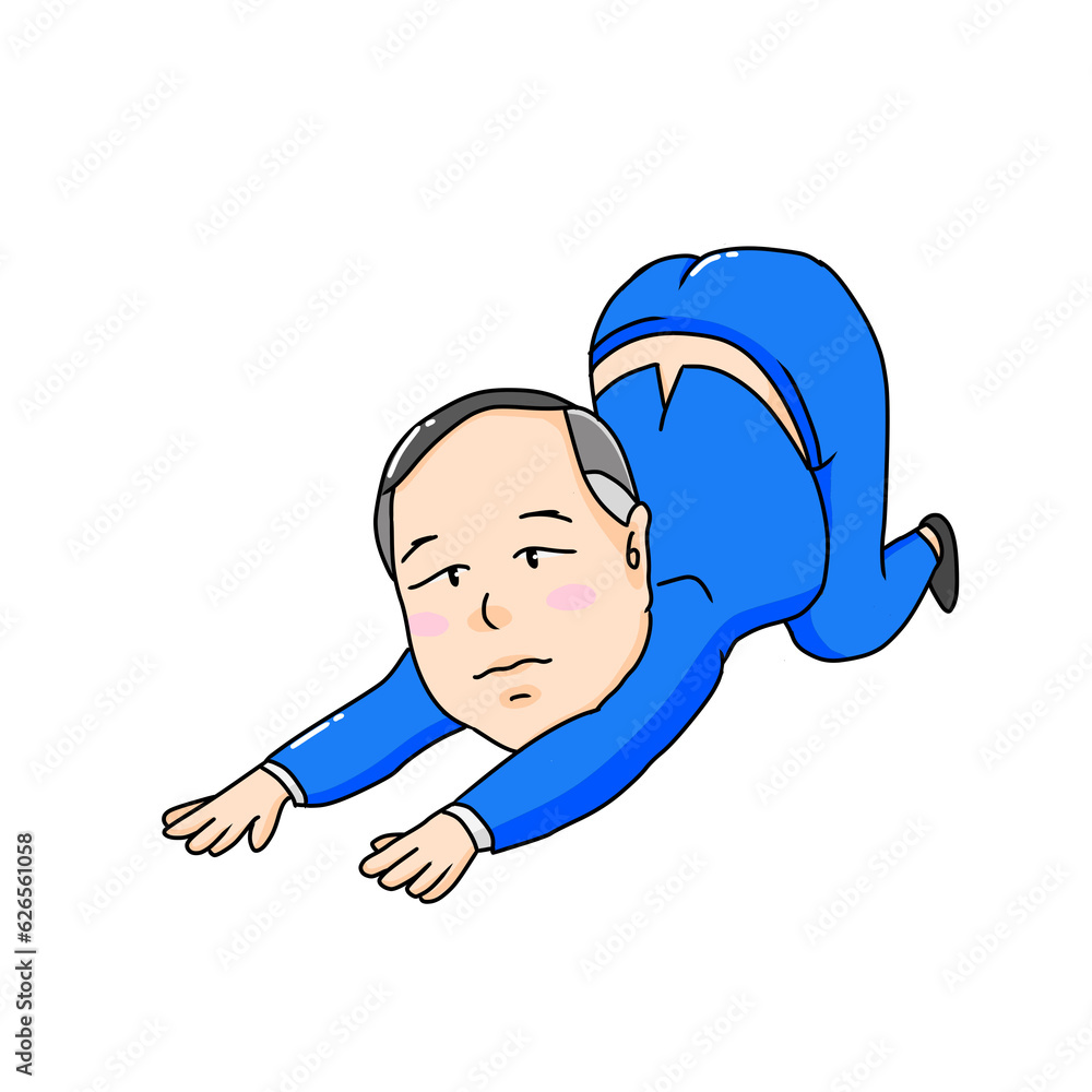 man in a suit ,funny old man yoga puppy planking man in a suit ,funny old man yoga puppy planking