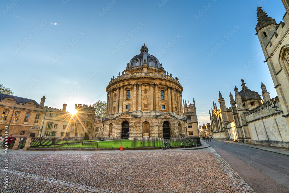Radcliffe square in Oxford. England 