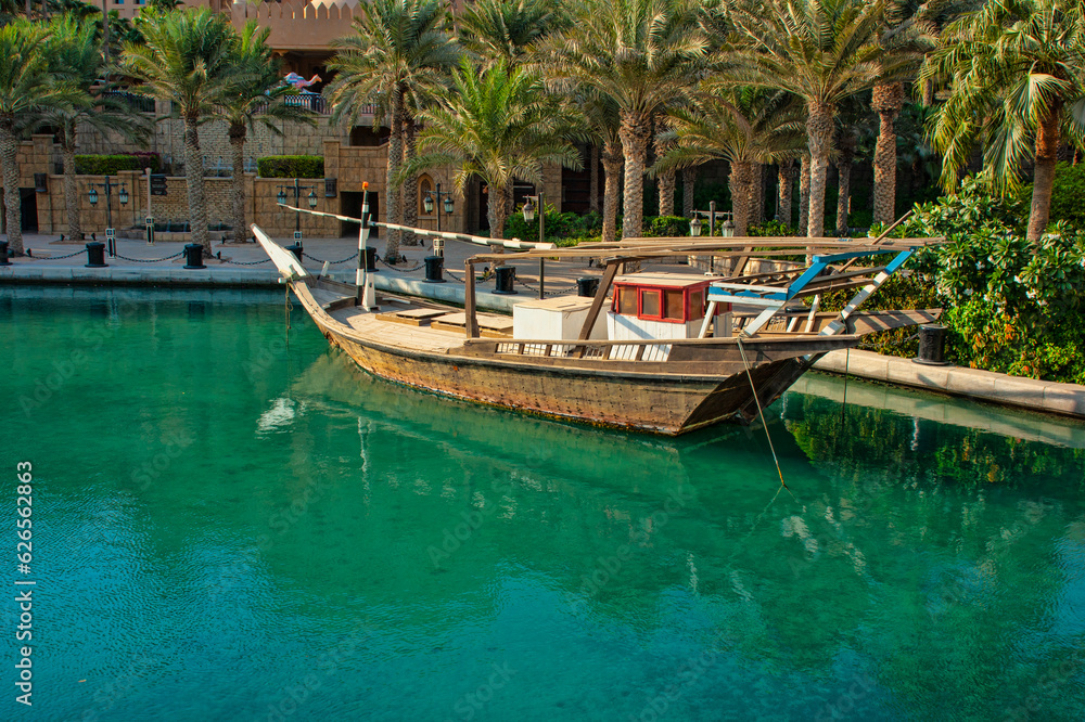 DUBAI, UAE - NOVEMBER 15: View of the  Souk Madinat Jumeirah