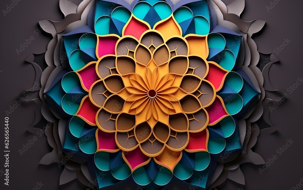 3d_Islamic_luxury_pattern_background 3d_Islamic_luxury_pattern_background
