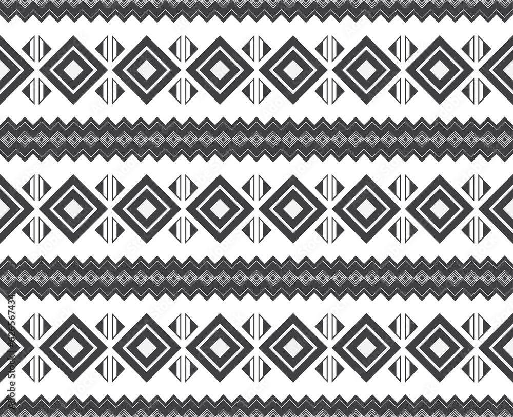 Geometric ethnic navajo seamless pattern. Abstract background. Black boho motif on white background. Vector illustration. Geometric ethnic navajo seamless pattern. Abstract background. Black boho motif on white background. Vector illustration.