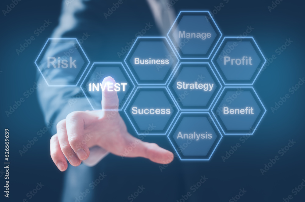 business plans and strategy concept, businessman presenting investment strategy and benefits to become a successful growing sales and profit in business business plans and strategy concept, businessman presenting investment strategy and benefits to become a successful growing sales and profit in business