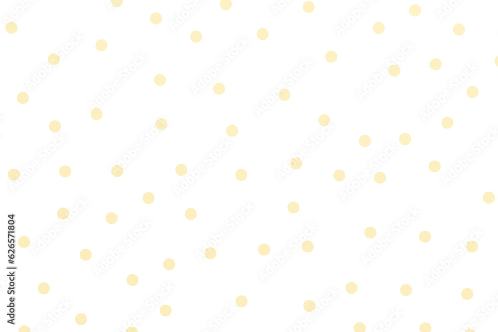 Beige circle confetti on a white isolated background. 3d rendering