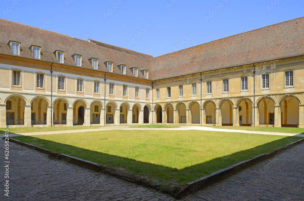 Monastery at Cluny, Cluny Abbey, Burgundy, France constructed in the