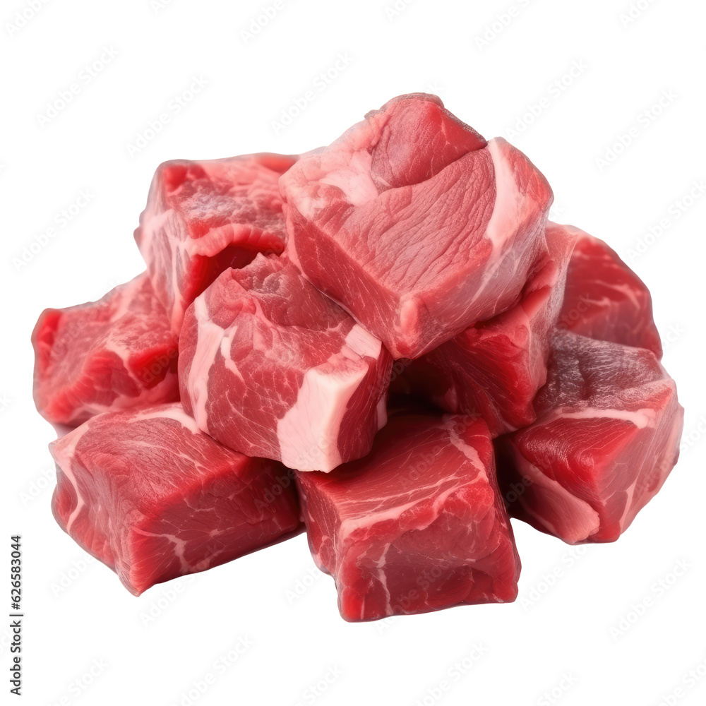 Fresh raw beef steak, Large piece of buffalo meat filet closeup Fresh raw beef steak, Large piece of buffalo meat filet closeup