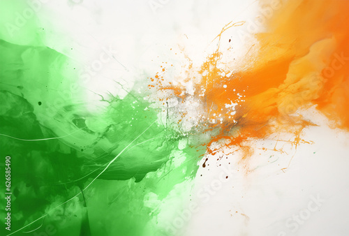 Background wallpaper illustration for Indian flag theme for Indian Independence Day 