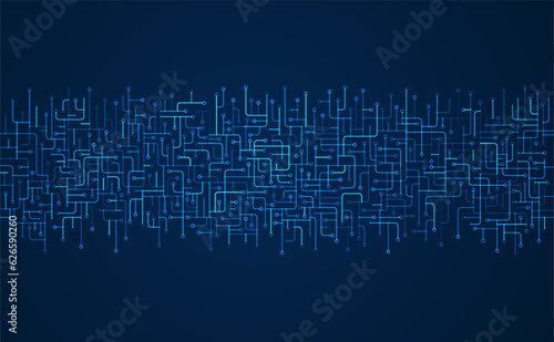 Circuit board. High-tech technology background. Cyber connection electronic. Networking connections background