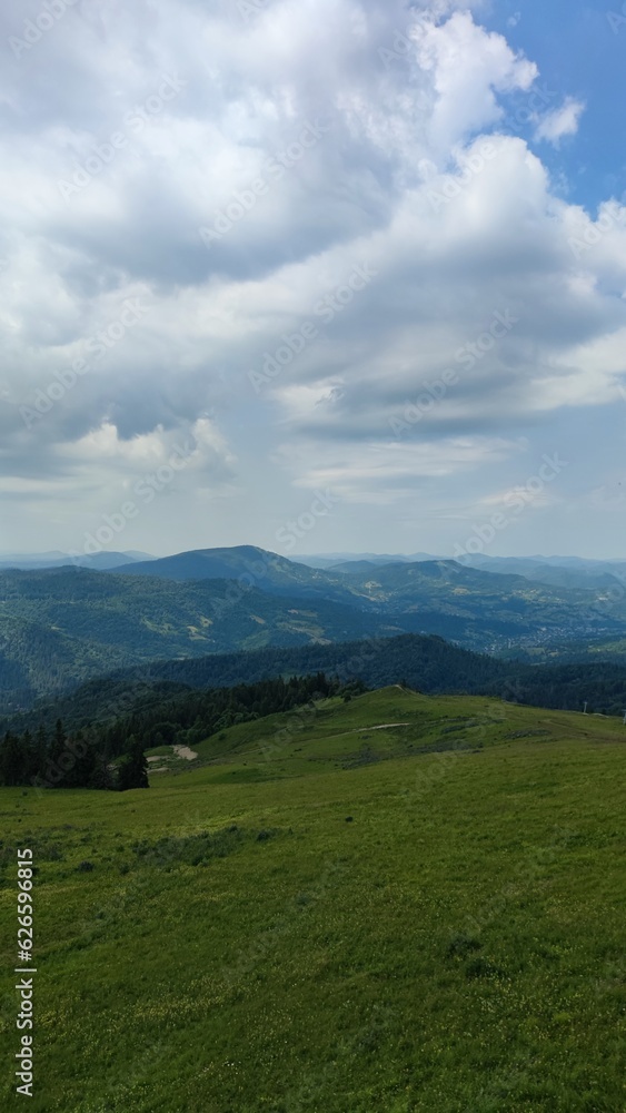 top of the Carpathians. nature of Ukraine, mountain Zakhar Berkut