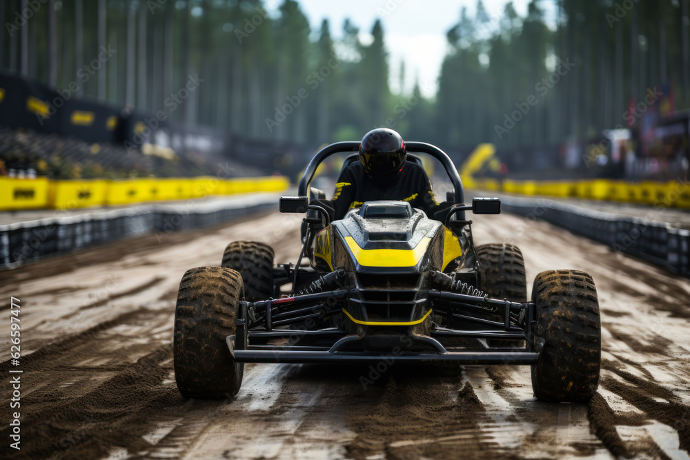 off-road car dirty sports racing generative ai off-road car dirty sports racing generative ai