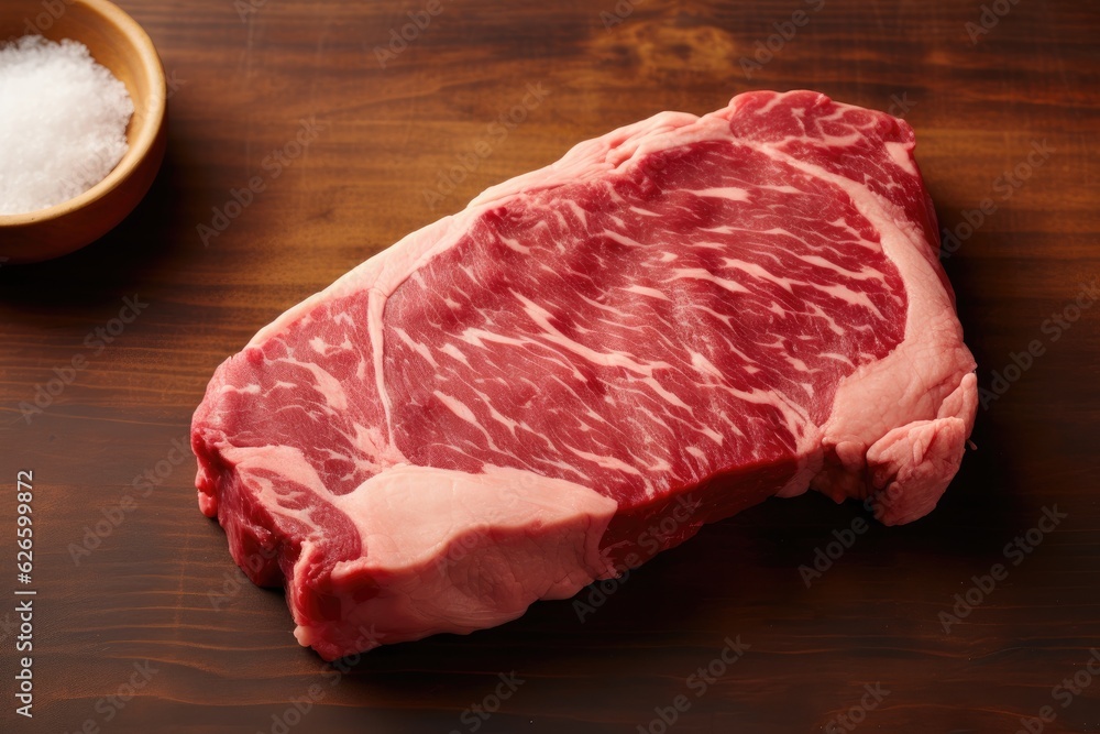 raw meat on a cutting board raw beef steak