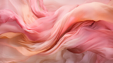 Gradient pastel pink fabric texture for background. Natural material.