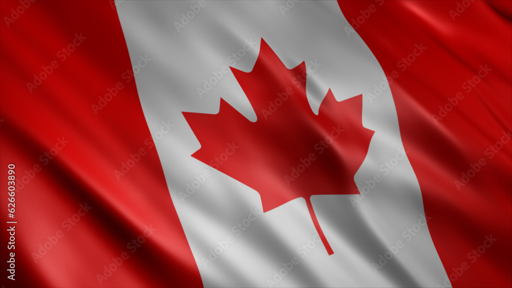 Canada National Flag, High Quality Waving Flag Image
Canada National Flag, High Quality Waving Flag Image