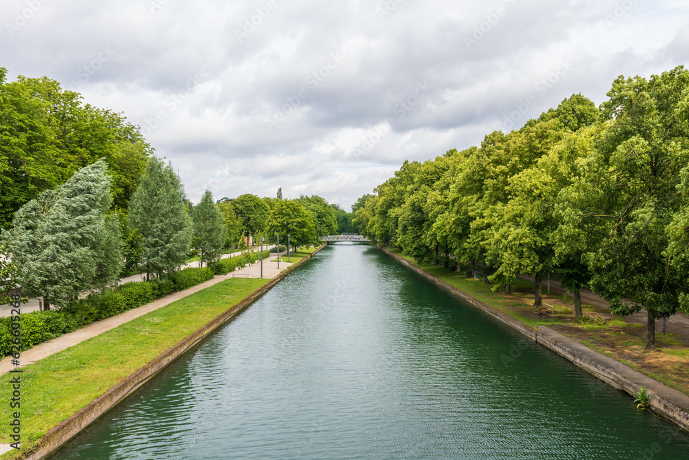 Fototapeta premium Le Canal de la Deûle à Lille