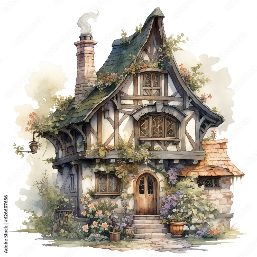 Witch House Watercolor Clipart Collection, Spooky Witch House Illustration, Halloween Decoration, Halloween Witchy House Clipart Set, made with generative AI Witch House Watercolor Clipart Collection, Spooky Witch House Illustration, Halloween Decoration, Halloween Witchy House Clipart Set, made with generative AI