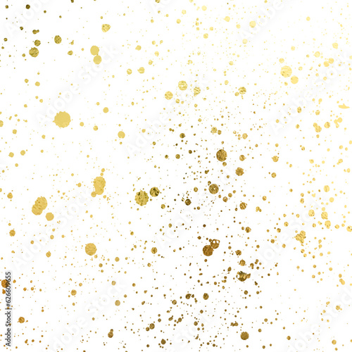 Golden blots Grunge urban background. Texture Vector. Dust overlay distress grain. Gold paint splatter , poster for your design. Hand drawing illustration