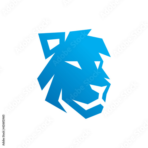 lion head vector logo design resource