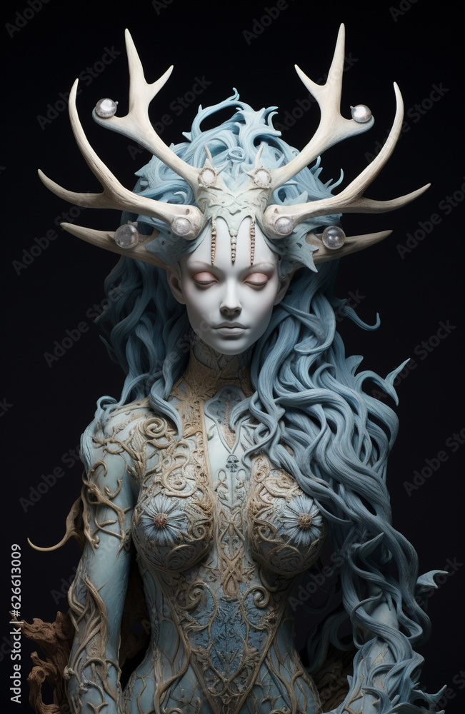 Princess magical sculpture Princess magical sculpture