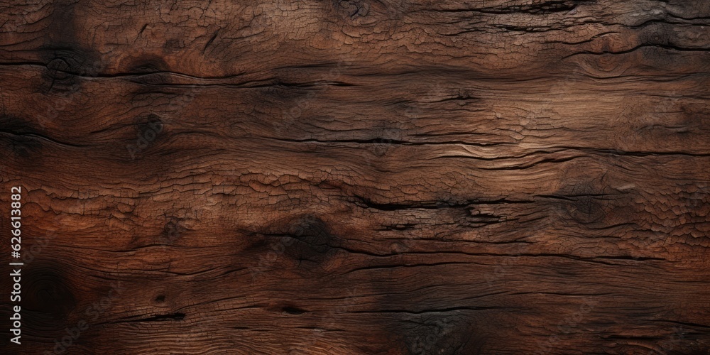 Natural brown wooden background, Wood texture surface with old natural pattern, generative ai
