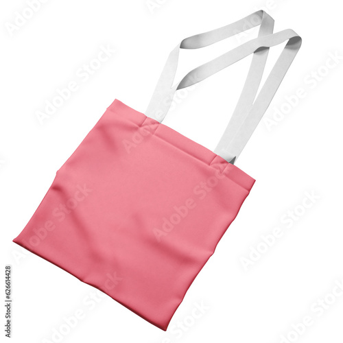 There is no need to be an expert if you use this Awesome Cotton Bag Mockup In Geranium Pink Color.