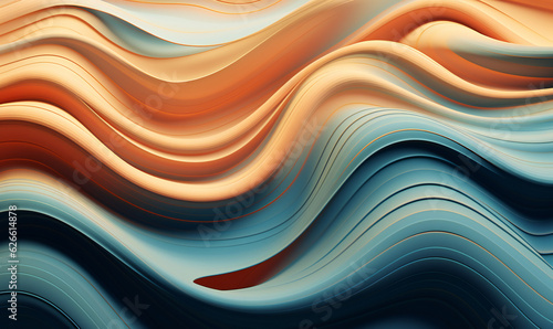 abstract background with waves