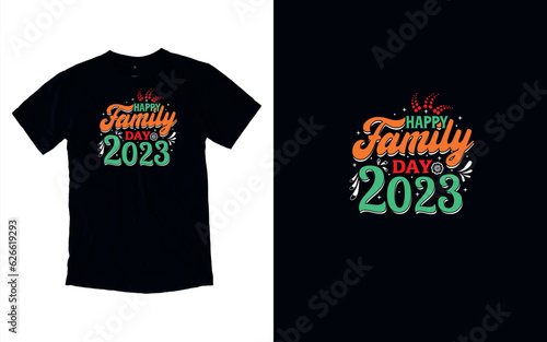 Family United, Together, Forever Family Bound by Love, T-shirt Design photo