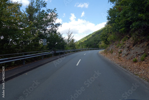 Landstraße zwischen Affoldern und Waldeck photo