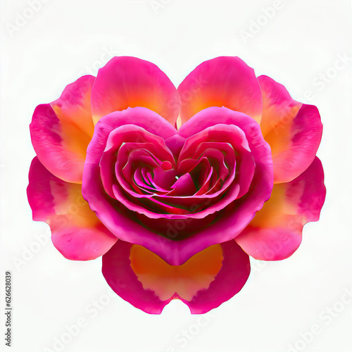 AI Art of Rose Hearts, Generative AI