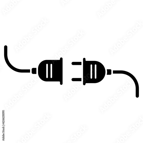 Socket electric power plug icon vector on trendy design