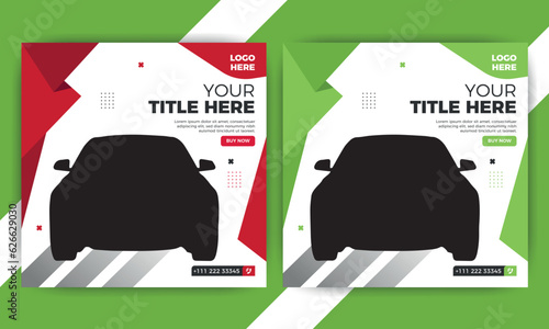 Social media post design Instagram template.