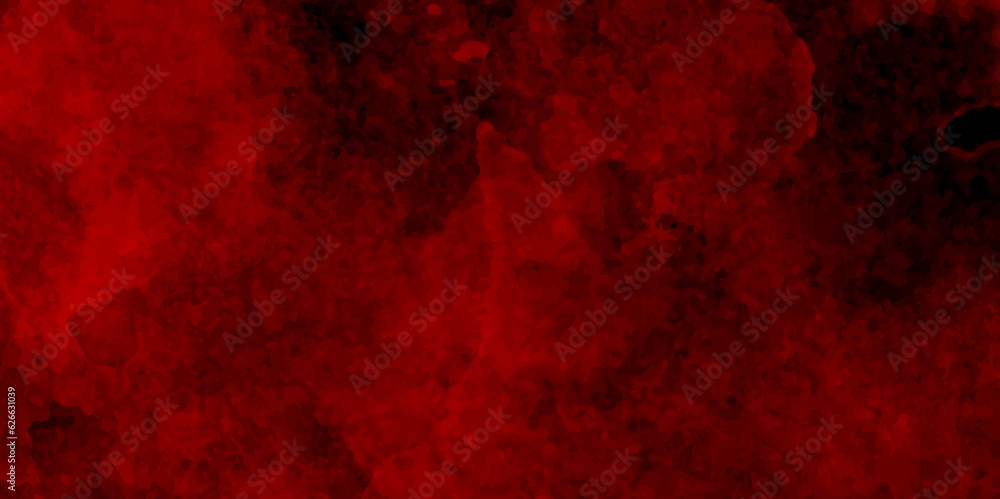 Red grunge textured wall. Copy space.