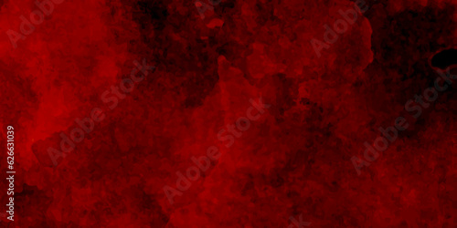 Red grunge textured wall. Copy space.