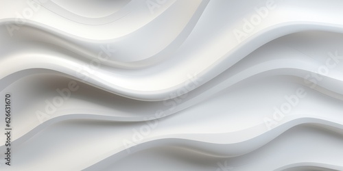 Abstract 3d white background, organic shapes pattern texture.