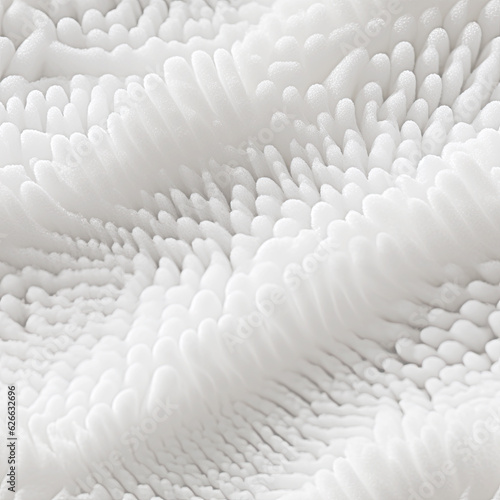 Fototapeta Naklejka Na Ścianę i Meble -  Abstract 3d white background, organic shapes seamless pattern texture.