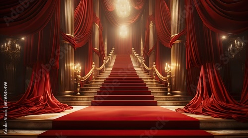 Fotografia Hollywood red carpet event with vip entrance, night award show