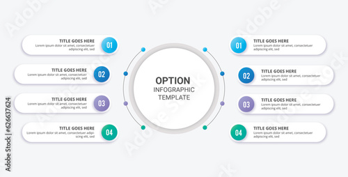 Process Workflow, Comparison Chart, Infographic Template Design