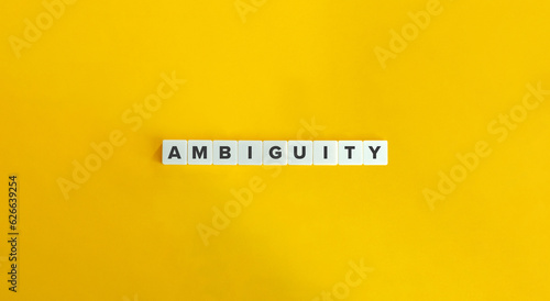 Ambiguity Word.
