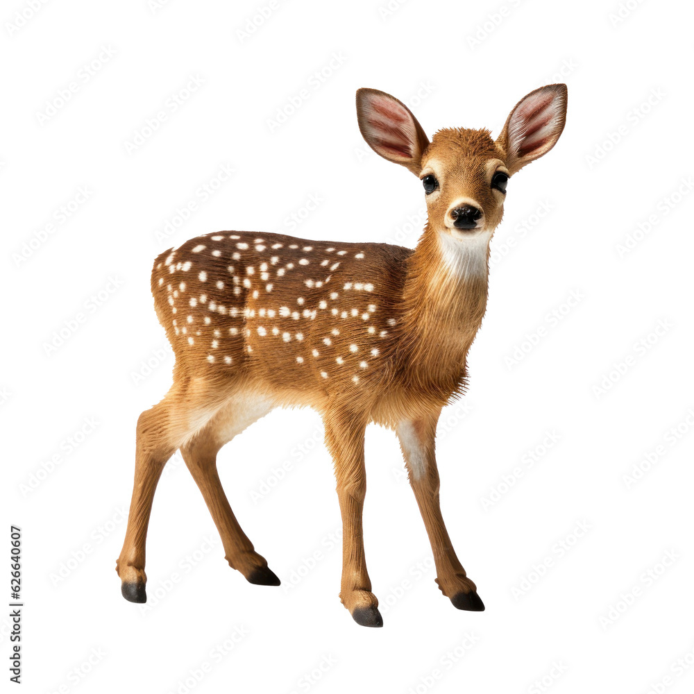 Cute Christmas deer isolated Cute Christmas deer isolated