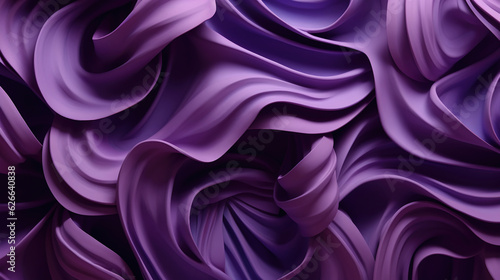 abstract backgroundPurple 3D flowers abstract background. photo