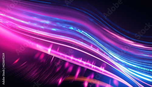Neon fiber optic lines abstract texture background, abstract speed lines technology background